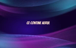 ce contine aerul