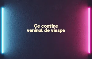 ce contine veninul de viespe
