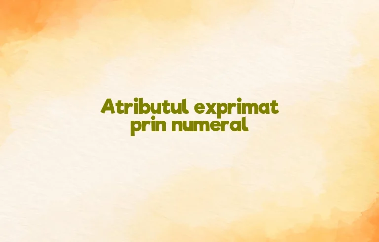 atribut numeral